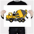 Picture of Yellow Mixer _GroupedProduct_Rectangle_Landscape_Canvas_