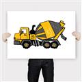 Picture of Yellow Mixer _GroupedProduct_Rectangle_Landscape_Canvas_
