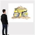 Picture of Yellow Tractor II _GroupedProduct_Rectangle_Landscape_Canvas_