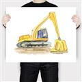 Picture of Crane    _GroupedProduct_Rectangle_Landscape_Canvas_