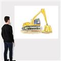 Picture of Crane    _GroupedProduct_Rectangle_Landscape_Canvas_