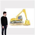Picture of Crane    _GroupedProduct_Rectangle_Landscape_Canvas_
