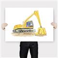 Picture of Crane    _GroupedProduct_Rectangle_Landscape_Canvas_