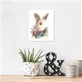 Picture of Sweet Floral Bunny I _GroupedProduct_Rectangle_Portrait_Canvas_