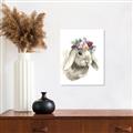 Picture of Sweet Floral Bunny _GroupedProduct_Rectangle_Portrait_Canvas_