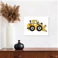 Picture of Yellow Dozer _GroupedProduct_Rectangle_Landscape_Canvas_