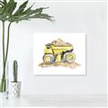 Picture of Yellow Tractor II _GroupedProduct_Rectangle_Landscape_Canvas_