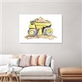 Picture of Yellow Tractor II _GroupedProduct_Rectangle_Landscape_Canvas_