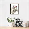 Picture of Sweet Floral Bunny _GroupedProduct_Rectangle_Portrait_Canvas_Framed_