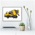 Picture of Yellow Mixer _GroupedProduct_Rectangle_Landscape_Canvas_Framed_
