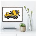 Picture of Yellow Mixer _GroupedProduct_Rectangle_Landscape_Canvas_Framed_