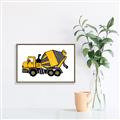 Picture of Yellow Mixer _GroupedProduct_Rectangle_Landscape_Canvas_Framed_