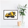 Picture of Yellow Mixer _GroupedProduct_Rectangle_Landscape_Canvas_Framed_