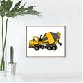 Picture of Yellow Mixer _GroupedProduct_Rectangle_Landscape_Canvas_Framed_