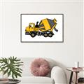 Picture of Yellow Mixer _GroupedProduct_Rectangle_Landscape_Canvas_Framed_