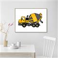 Picture of Yellow Mixer _GroupedProduct_Rectangle_Landscape_Canvas_Framed_