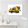Picture of Yellow Mixer _GroupedProduct_Rectangle_Landscape_Canvas_Framed_