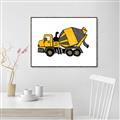 Picture of Yellow Mixer _GroupedProduct_Rectangle_Landscape_Canvas_Framed_