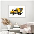 Picture of Yellow Mixer _GroupedProduct_Rectangle_Landscape_Canvas_Framed_