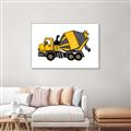 Picture of Yellow Mixer _GroupedProduct_Rectangle_Landscape_Canvas_Framed_