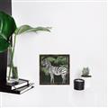 Picture of Zebra In The Jungle _GroupedProduct_Square_Canvas_Framed_