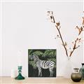 Picture of Zebra In The Jungle _GroupedProduct_Square_Canvas_Framed_