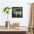 Picture of Zebra In The Jungle _GroupedProduct_Square_Canvas_Framed_