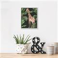 Picture of Giraffe In The Jungle _GroupedProduct_Rectangle_Portrait_Canvas_Framed_