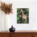 Picture of Giraffe In The Jungle _GroupedProduct_Rectangle_Portrait_Canvas_Framed_