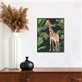 Picture of Giraffe In The Jungle _GroupedProduct_Rectangle_Portrait_Canvas_Framed_