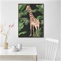 Picture of Giraffe In The Jungle _GroupedProduct_Rectangle_Portrait_Canvas_Framed_
