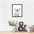 Picture of Sweet Zebra _GroupedProduct_Rectangle_Portrait_Canvas_Framed_