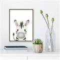 Picture of Sweet Zebra _GroupedProduct_Rectangle_Portrait_Canvas_Framed_