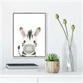 Picture of Sweet Zebra _GroupedProduct_Rectangle_Portrait_Canvas_Framed_