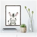 Picture of Sweet Zebra _GroupedProduct_Rectangle_Portrait_Canvas_Framed_