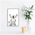 Picture of Sweet Zebra _GroupedProduct_Rectangle_Portrait_Canvas_Framed_