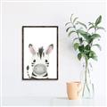 Picture of Sweet Zebra _GroupedProduct_Rectangle_Portrait_Canvas_Framed_