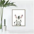 Picture of Sweet Zebra _GroupedProduct_Rectangle_Portrait_Canvas_Framed_