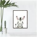 Picture of Sweet Zebra _GroupedProduct_Rectangle_Portrait_Canvas_Framed_