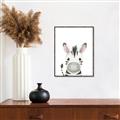 Picture of Sweet Zebra _GroupedProduct_Rectangle_Portrait_Canvas_Framed_