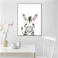 Picture of Sweet Zebra _GroupedProduct_Rectangle_Portrait_Canvas_Framed_