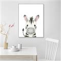 Picture of Sweet Zebra _GroupedProduct_Rectangle_Portrait_Canvas_Framed_