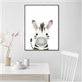 Picture of Sweet Zebra _GroupedProduct_Rectangle_Portrait_Canvas_Framed_