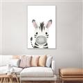 Picture of Sweet Zebra _GroupedProduct_Rectangle_Portrait_Canvas_Framed_