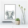 Picture of Sweet Elephant _GroupedProduct_Rectangle_Portrait_Canvas_Framed_