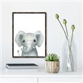 Picture of Sweet Elephant _GroupedProduct_Rectangle_Portrait_Canvas_Framed_