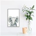 Picture of Sweet Elephant _GroupedProduct_Rectangle_Portrait_Canvas_Framed_