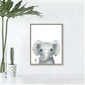 Picture of Sweet Elephant _GroupedProduct_Rectangle_Portrait_Canvas_Framed_