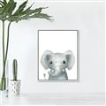 Picture of Sweet Elephant _GroupedProduct_Rectangle_Portrait_Canvas_Framed_
