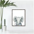 Picture of Sweet Elephant _GroupedProduct_Rectangle_Portrait_Canvas_Framed_
